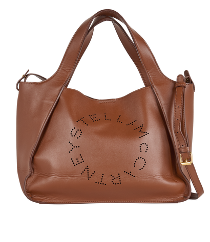 Perforated Logo Tote, front view